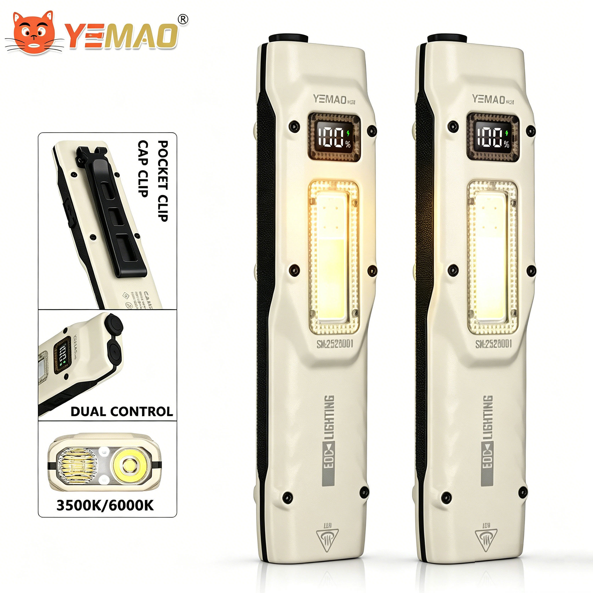Outdoor Lighting Usa - Tragbare 880LM YEMAO M28 Ultradünne taktische