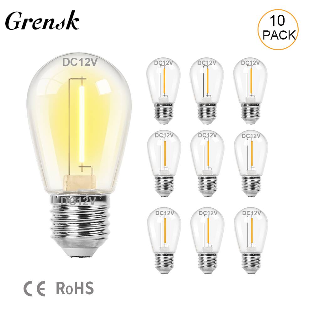 Outdoor Lighting Low Voltage - 12V Niederspannung Led Ersatzlampe S14 1W