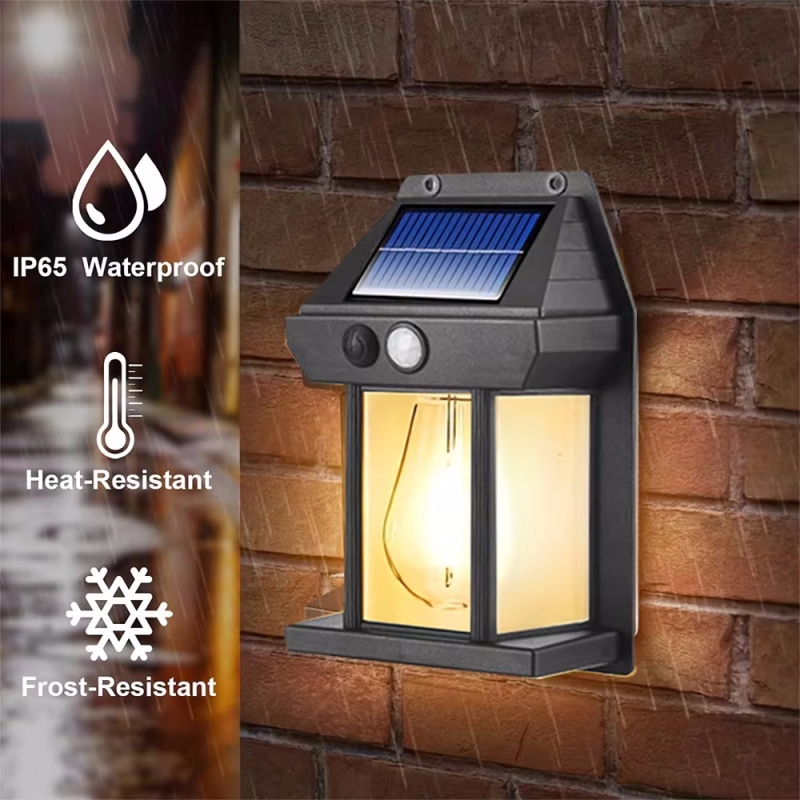 Outdoor Lighting Amazon - Solar Wand leuchte im Freien wasserdicht