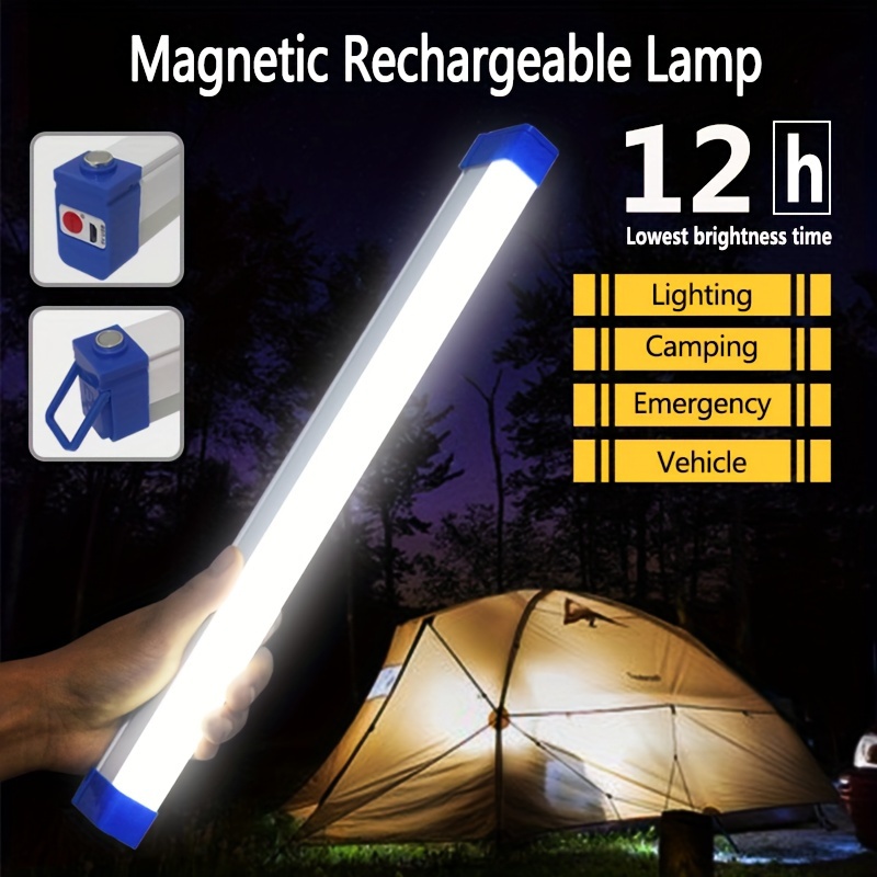Outdoor Lighting Usa - Superhelle LED-Taschenlampe, USB wiederaufladbar, Notlicht, Camping,