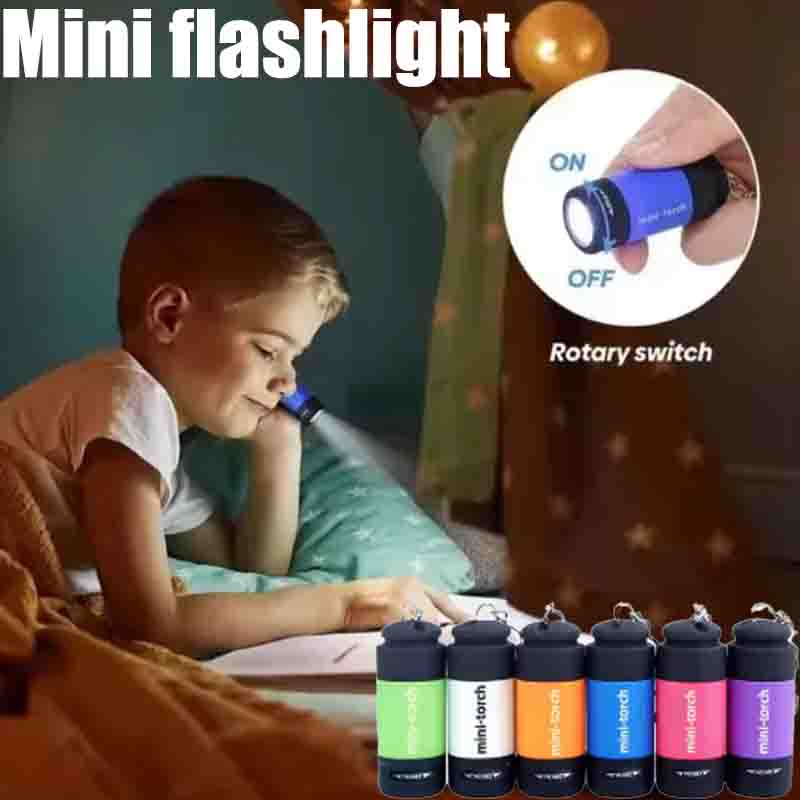 Outdoor Lighting Ideas For Party - USB wiederaufladbare Mini-Taschenlampe für Camping, starkes