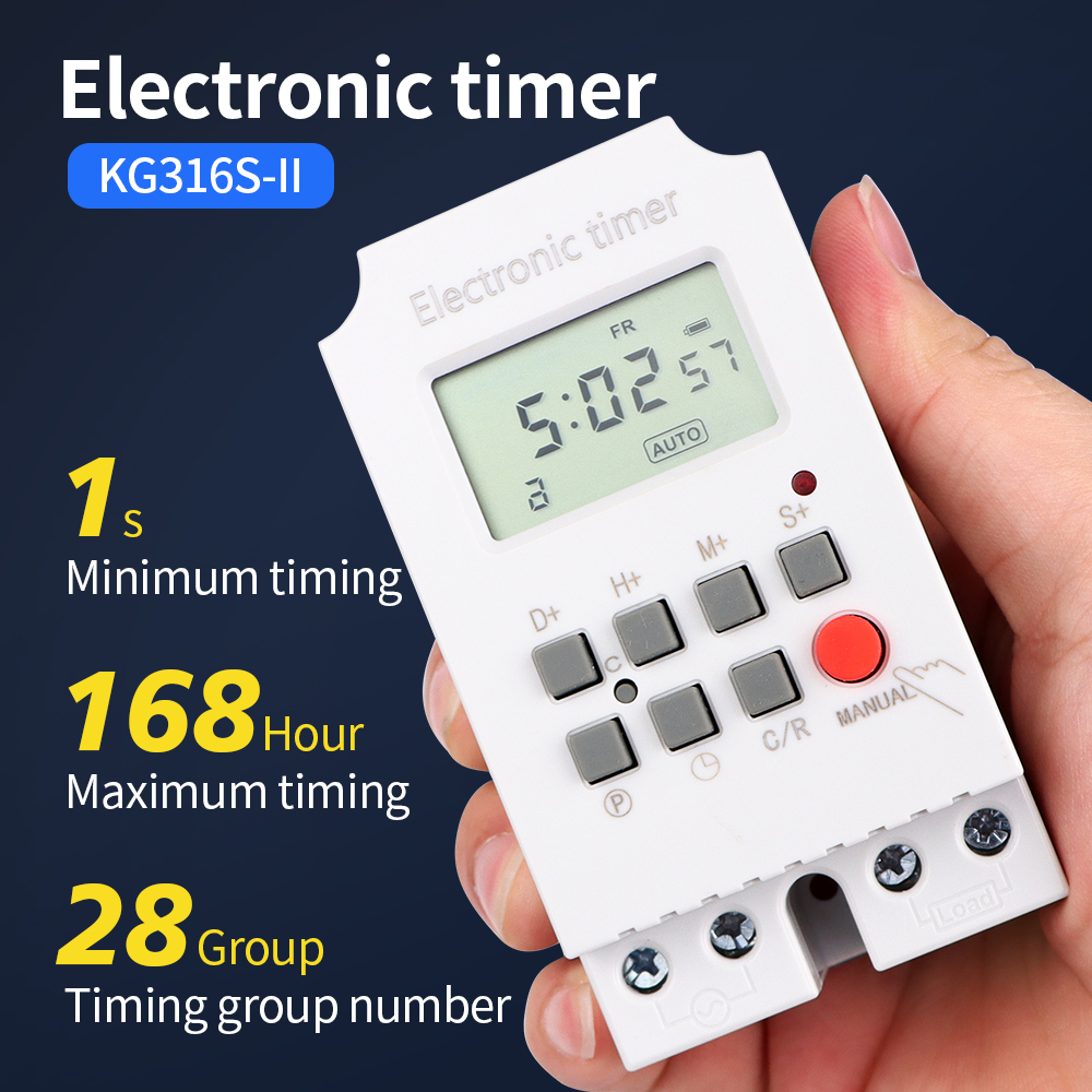 Outdoor Lighting Timer Switch - Kg316s 220vac 25a digitaler Zeit schalt