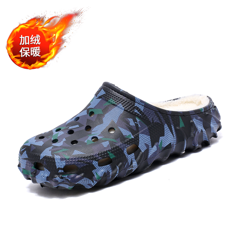 Outdoor Lighting Online - Winter Pelz Gefütterte Clogs Slip-On Indoor