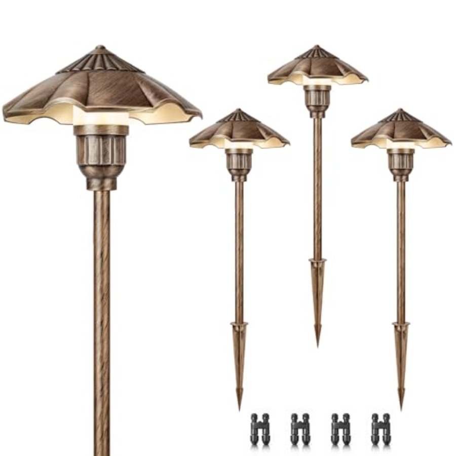 Outdoor Lighting Low Voltage - Niederspannungs-Landschaftsbeleuchtung, 5W 2900K Wegeleuchte, 12-24V AC/DC