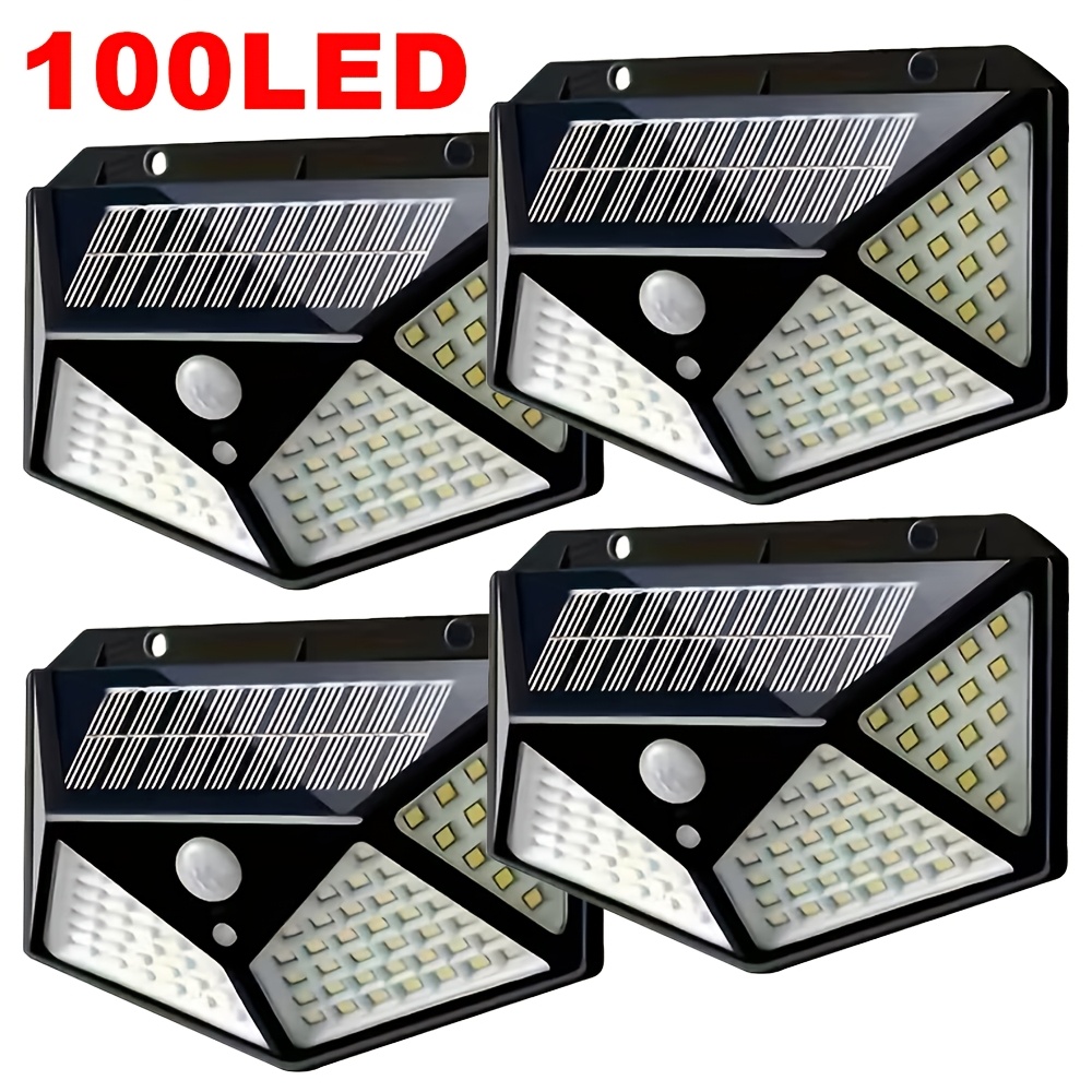 Outdoor Lighting Amazon - 100 LED Solar-Gartenleuchte für Außenbereich mit