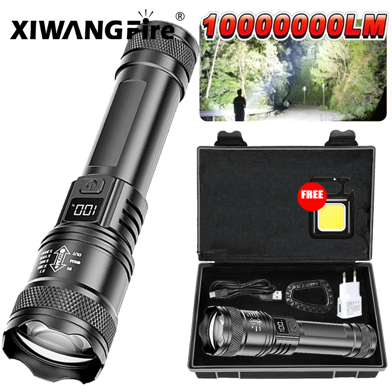 Outdoor Lighting Usa - Ultrahelle LED-Taschenlampe, 2000 lm, Typ C,