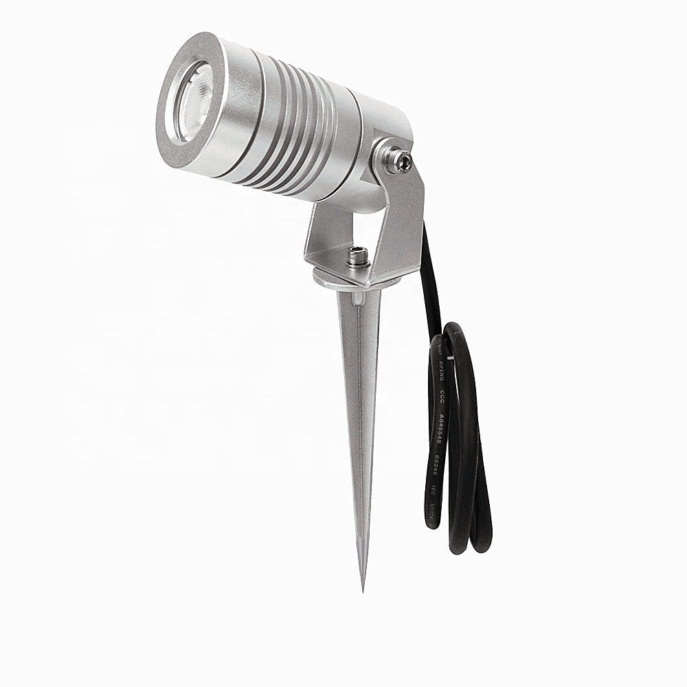 Outdoor Lighting Low Voltage - 3W7W12W18W Mini-LED-Strahler, Silber, Wasserdicht, für Außenbereich,