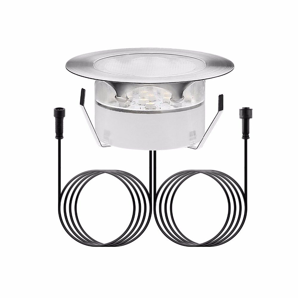Outdoor Lighting Low Voltage - QACA Outdoor-Einbauleuchte, Niederspannungs-LED, für Terrasse, Garten,