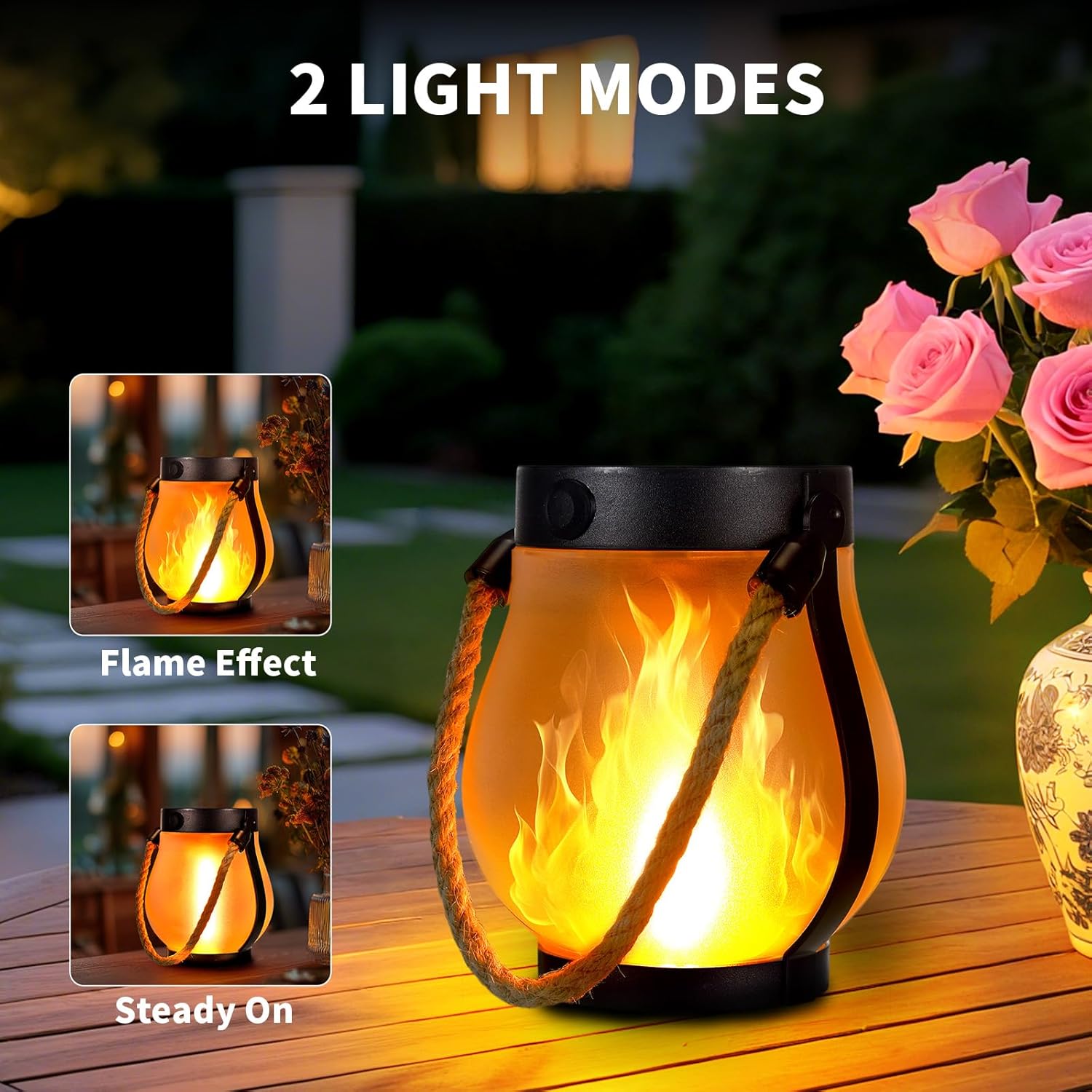 2er-Pack Solar-Flammenlaternen – Fire Torch Solar Bewertung und Preis