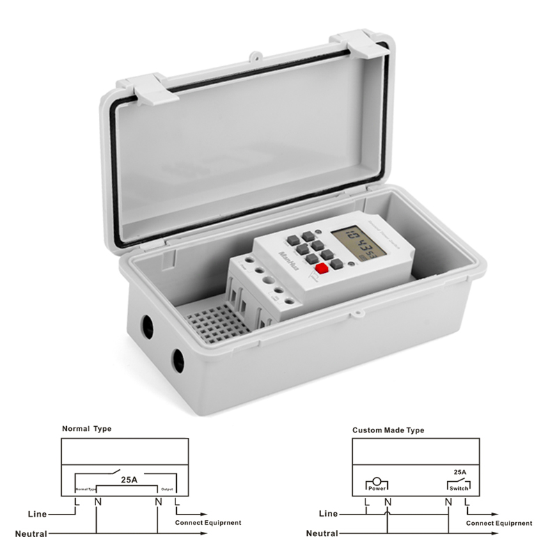 ManHua 220VAC 30A MT316SE-B Re – Outdoor Lighting Timer Switch Bewertung und Preis