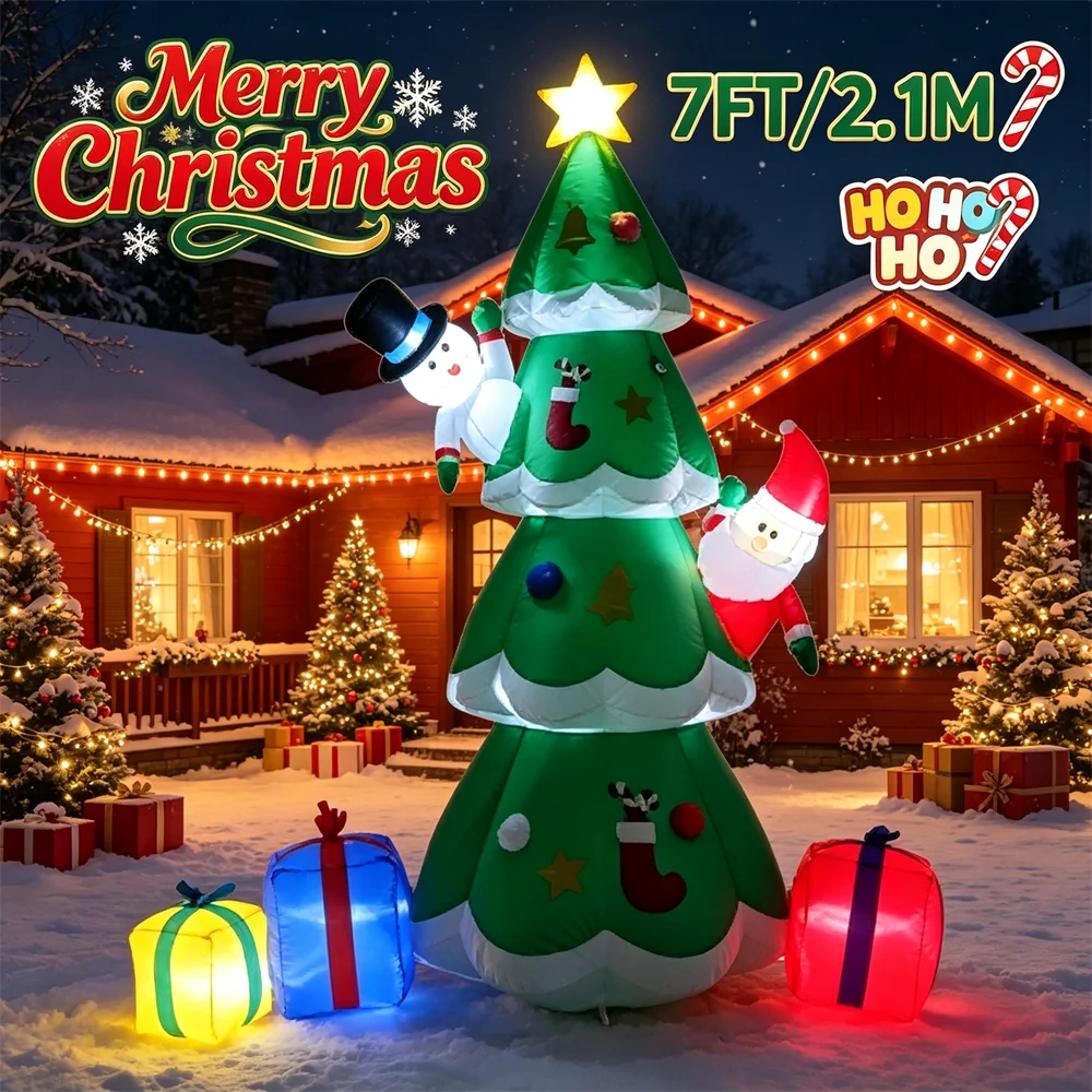 7FT Leuchtender aufblasbarer W – Outdoor Lighting For Christmas Bewertung und Preis