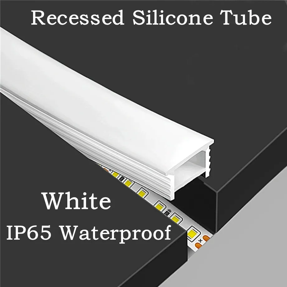 Einbau-weißer Silikonschlauch, – Outdoor Lighting Recessed Bewertung und Preis