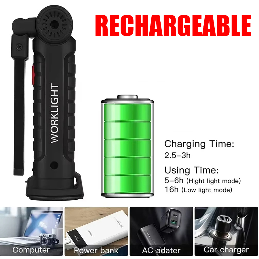 Tragbare LED-Taschenlampe mit  – Outdoor Lighting Usa Bewertung und Preis