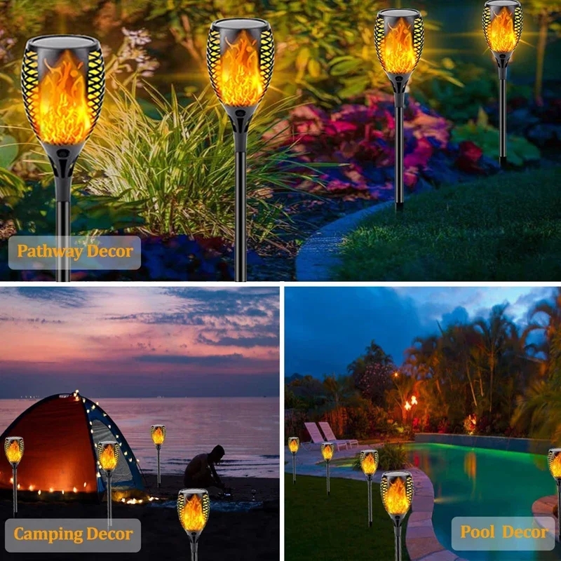 96 LED Outdoor Solar Fackel Li – Fire Torch Solar Bewertung und Preis