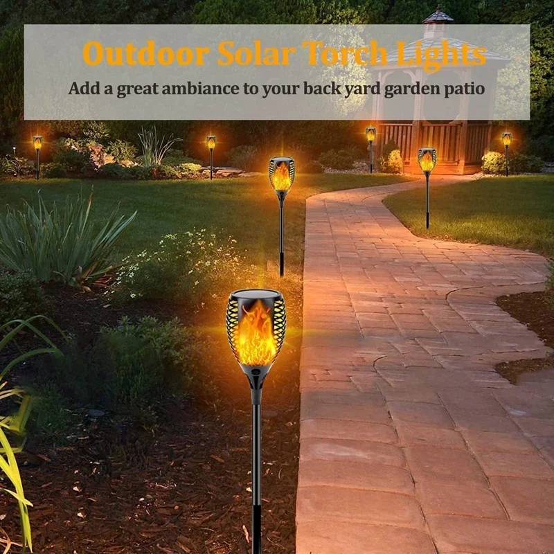 96 LED Outdoor Solar Fackel Li – Fire Torch Solar Bewertung und Preis