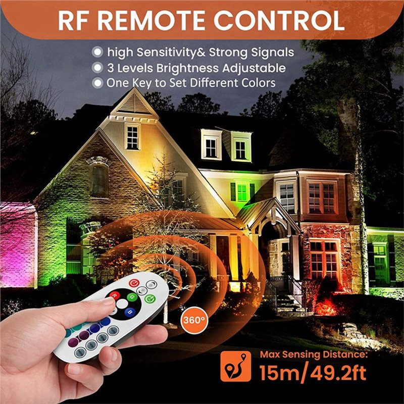 A01F-Outdoor 12V RGBW Im Boden – Outdoor Lighting Low Voltage Bewertung und Preis