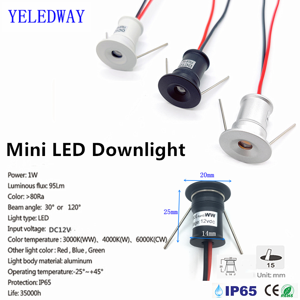IP65 Einbau-downlight DC12V 1W – Outdoor Lighting Recessed Bewertung und Preis