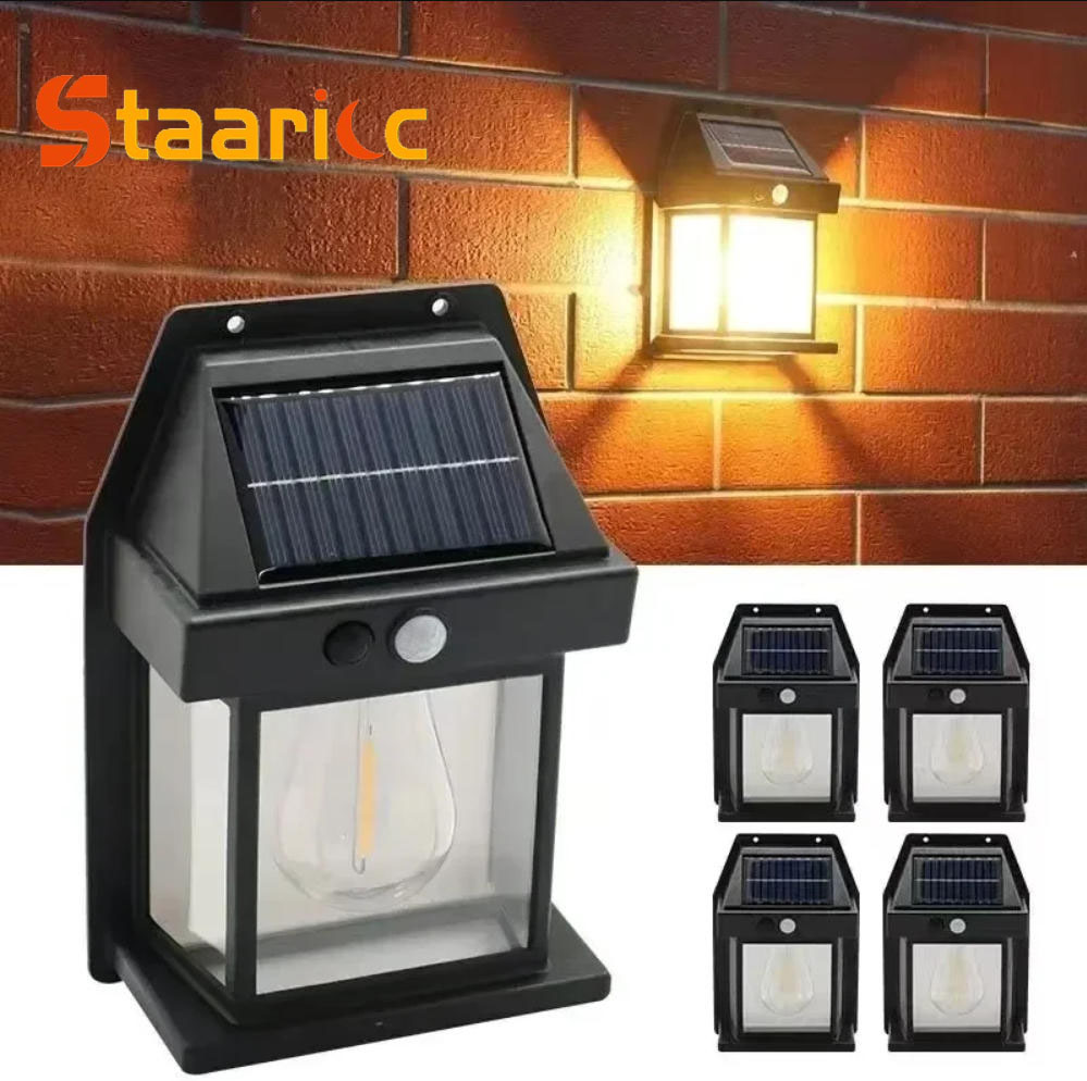 Solare Außenwandleuchte mit Be – Outdoor Lighting Wire Bewertung und Preis