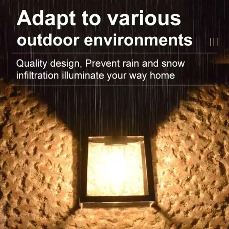 Solare Außenwandleuchte mit Be – Outdoor Lighting Wire Bewertung und Preis