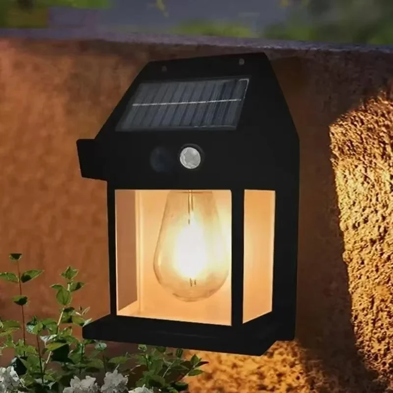 Solare Außenwandleuchte mit Be – Outdoor Lighting Wire Bewertung und Preis