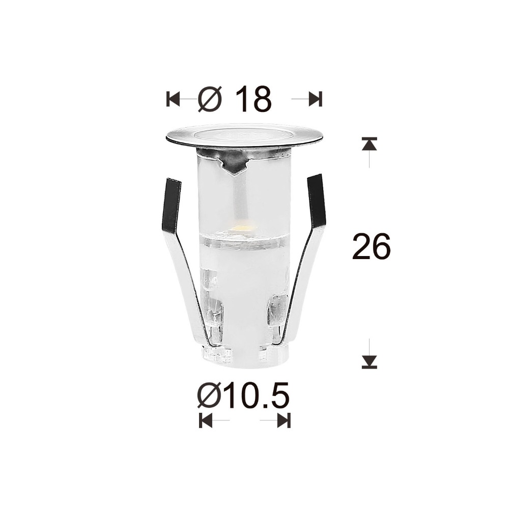 10PCS LED Mini Deck Licht IP67 – Ground Light Recessed Bewertung und Preis