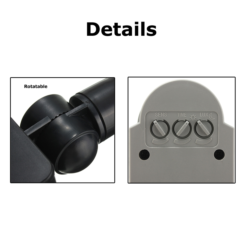 Motion Sensor 220V 12V Motion  – Outdoor Lighting Timer Switch Bewertung und Preis