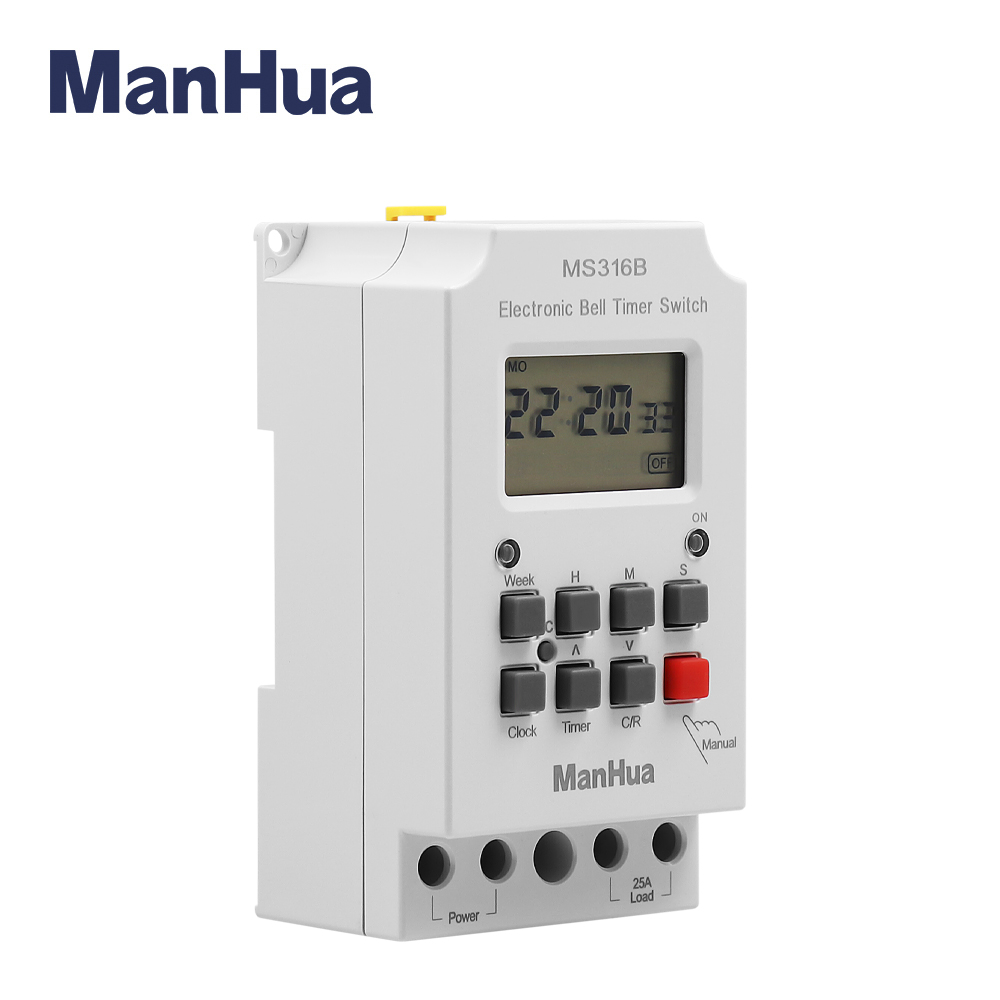 Manhua ms316b 220v 25a 68 am p – Outdoor Lighting Timer Switch Bewertung und Preis