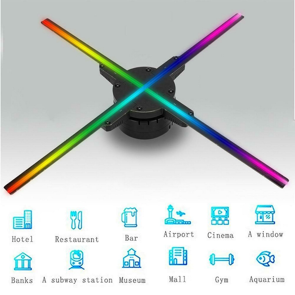 56CM 3D Holographische Fan Pro – Outdoor Lighting Voltage Bewertung und Preis