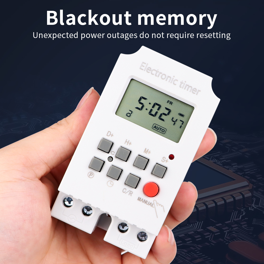 Kg316s 220vac 25a digitaler Ze – Outdoor Lighting Timer Switch Bewertung und Preis