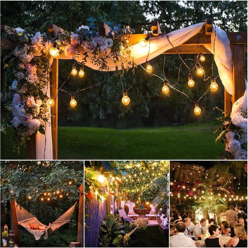 LED-Außenlichterkette 64FT G40 – Lighting Wedding Outdoor Bewertung und Preis