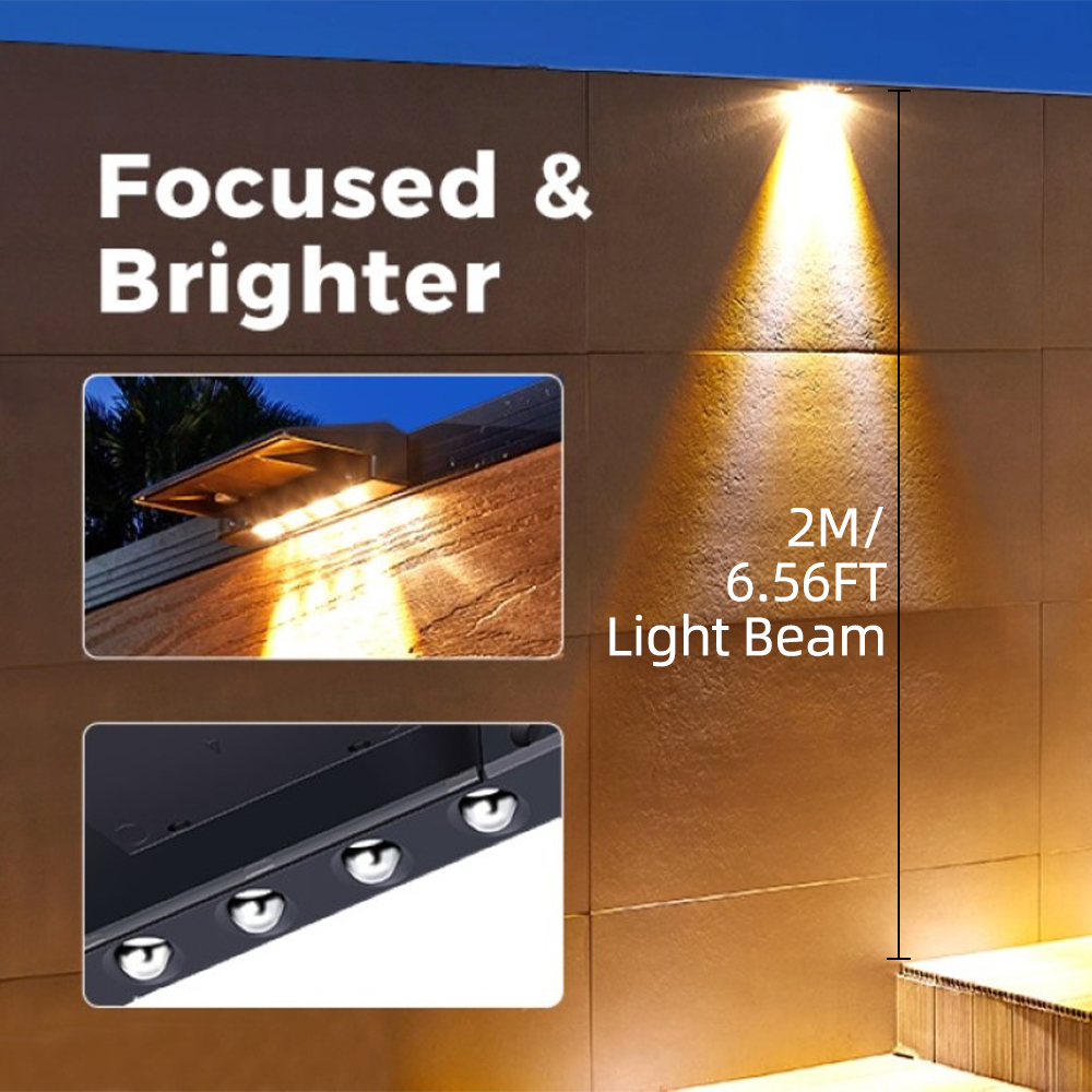 2er-Pack Solar-Wandleuchten, 4 – Outdoor Lighting Beacon Bewertung und Preis