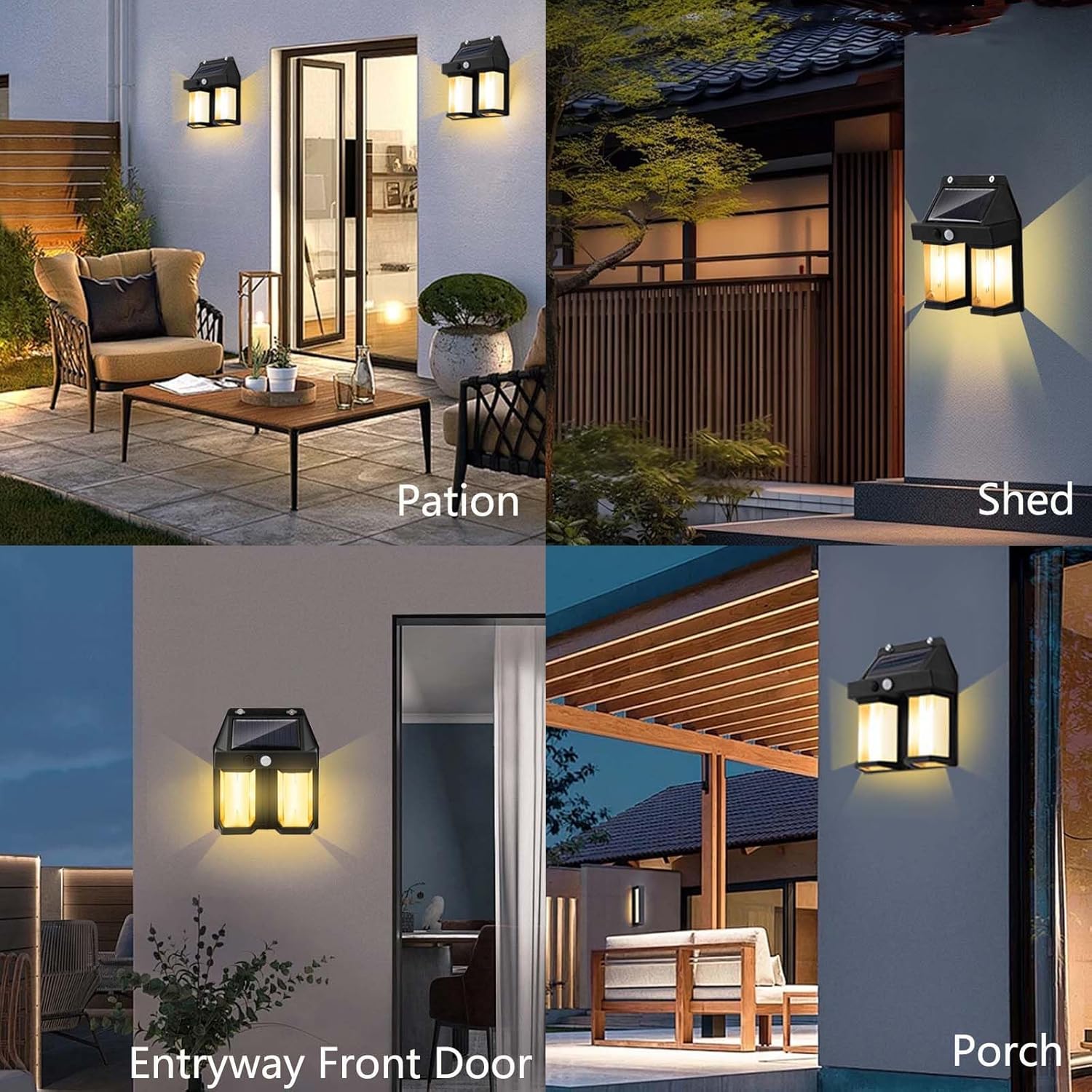 Solarbetriebene Wandleuchte im – Outdoor Lighting Amazon Bewertung und Preis
