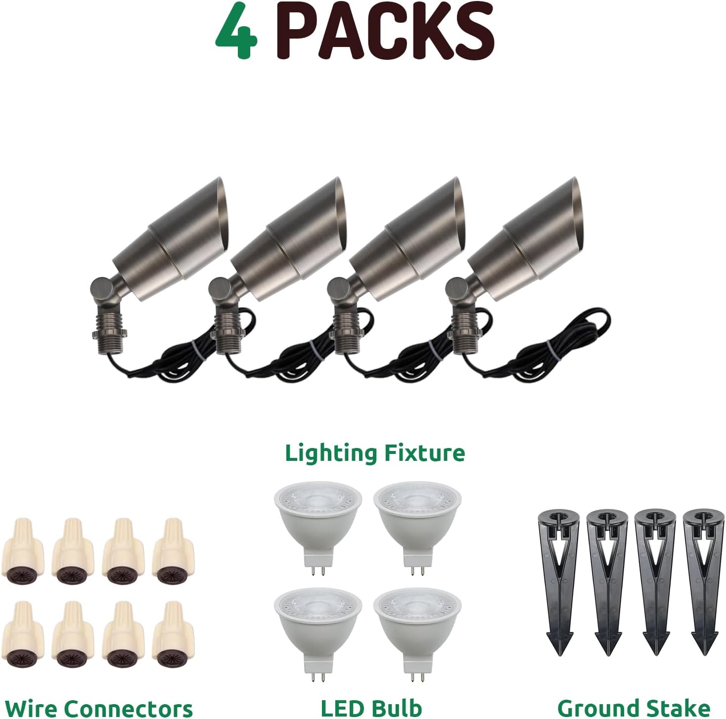 Massive Messing-LED-Landschaft – Outdoor Lighting Low Voltage Bewertung und Preis