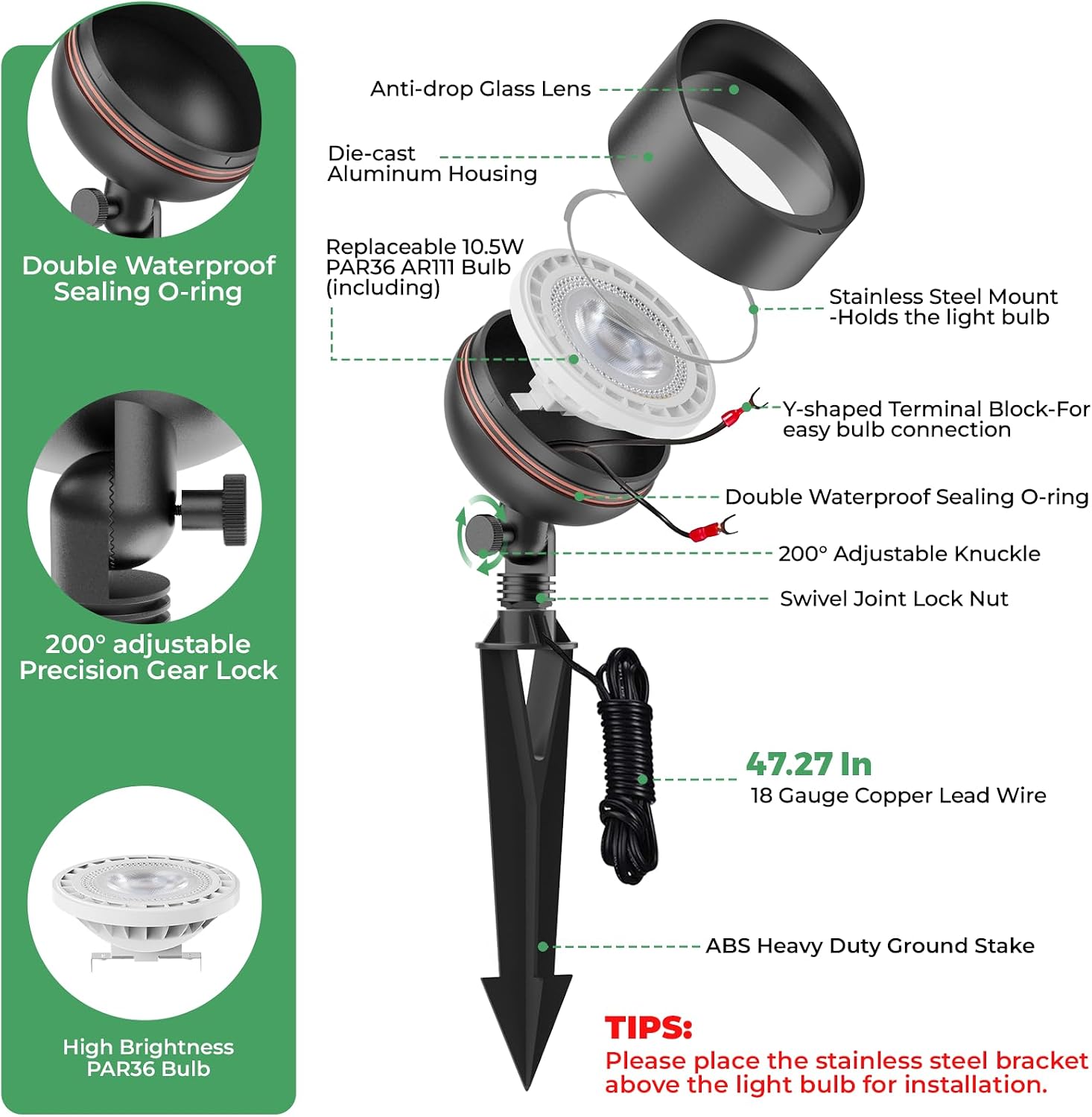 Niederspannungs-LED-Flutlicht  – Outdoor Lighting Low Voltage Bewertung und Preis