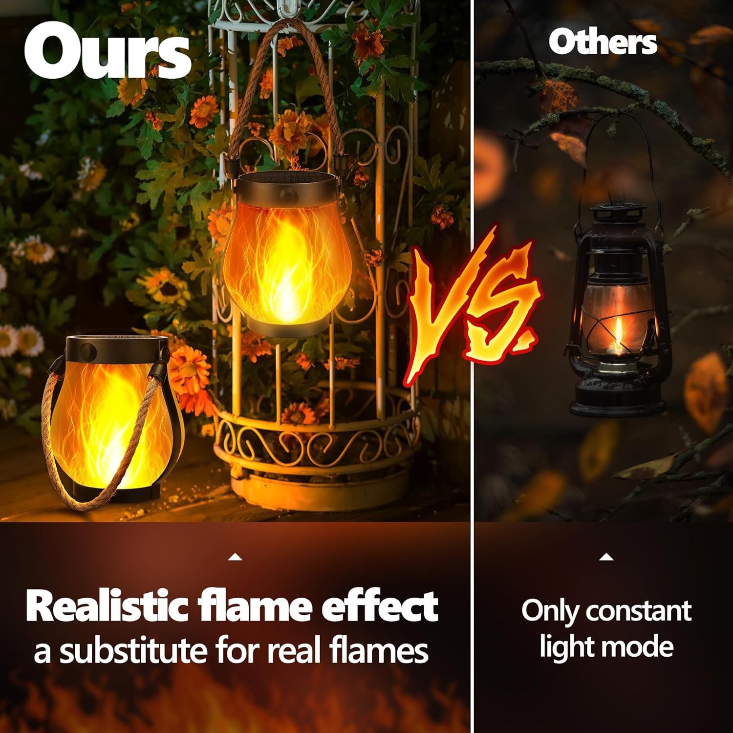 Solar-Flammen-Hängelaterne Typ – Fire Torch Solar Bewertung und Preis