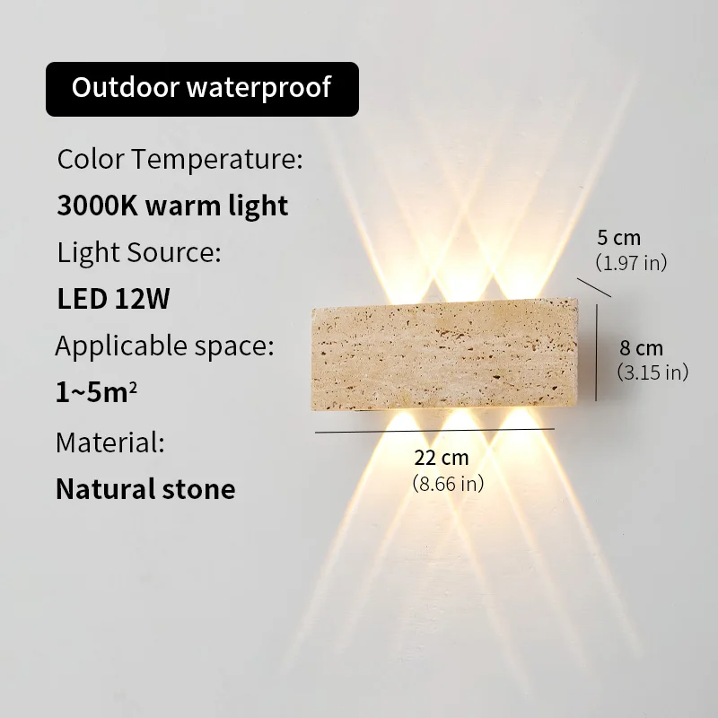 Wabi-sabi LED Wandleuchte Gart – Outdoor Lighting Amazon Bewertung und Preis