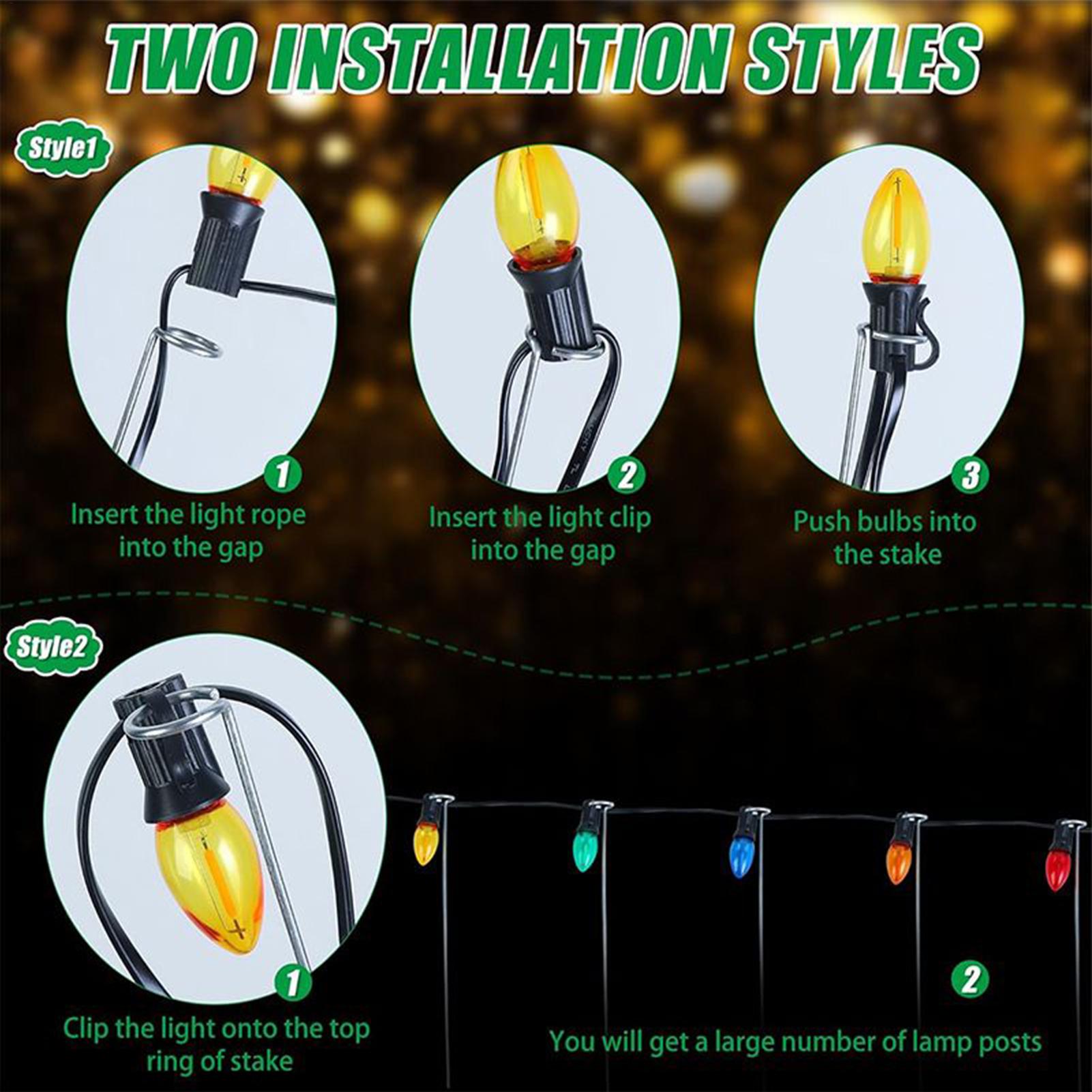 Weihnachtslichtpfähle, 30,5 cm – Outdoor Lighting For Christmas Bewertung und Preis