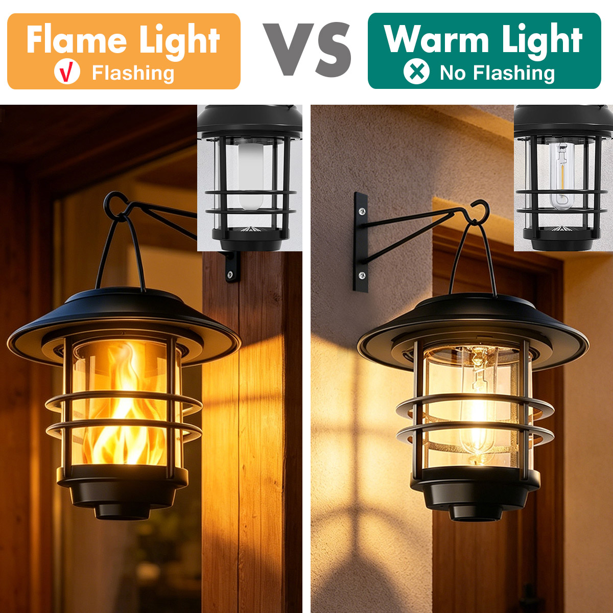 1 stücke Solar Hängende Latern – Fire Torch Solar Bewertung und Preis