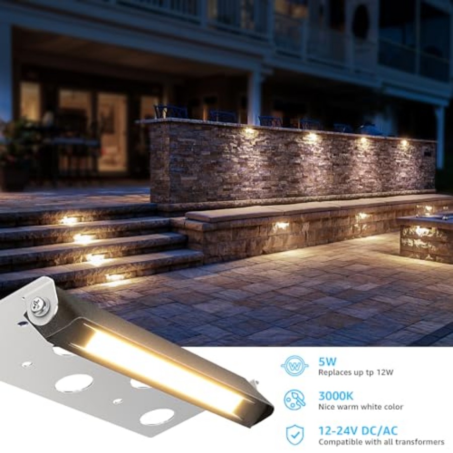 7 Zoll Hardscape-Beleuchtung 5 – Outdoor Lighting Low Voltage Bewertung und Preis
