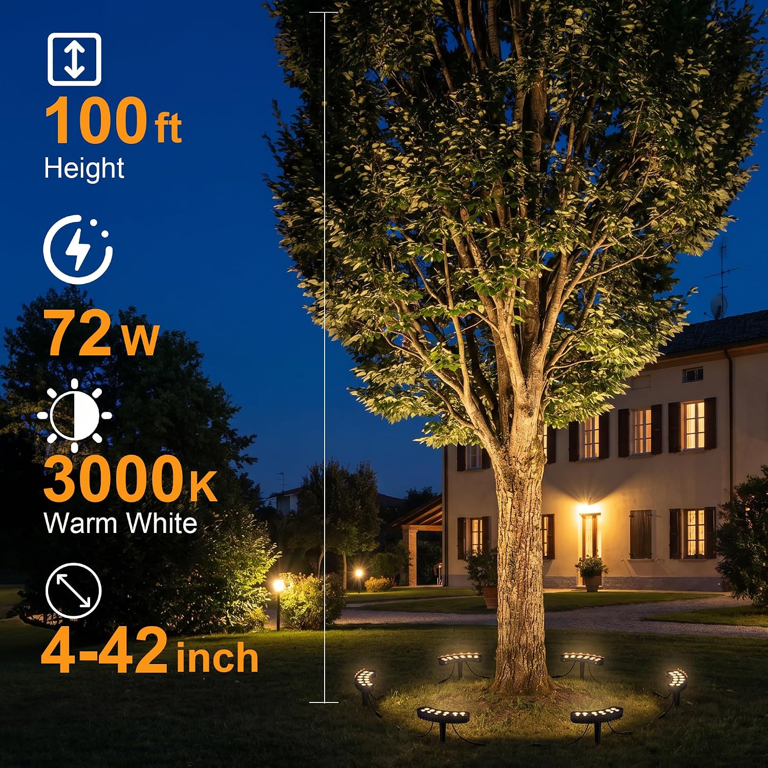 Outdoor-Baumbeleuchtung 6er-Pa – Outdoor Lighting Low Voltage Bewertung und Preis