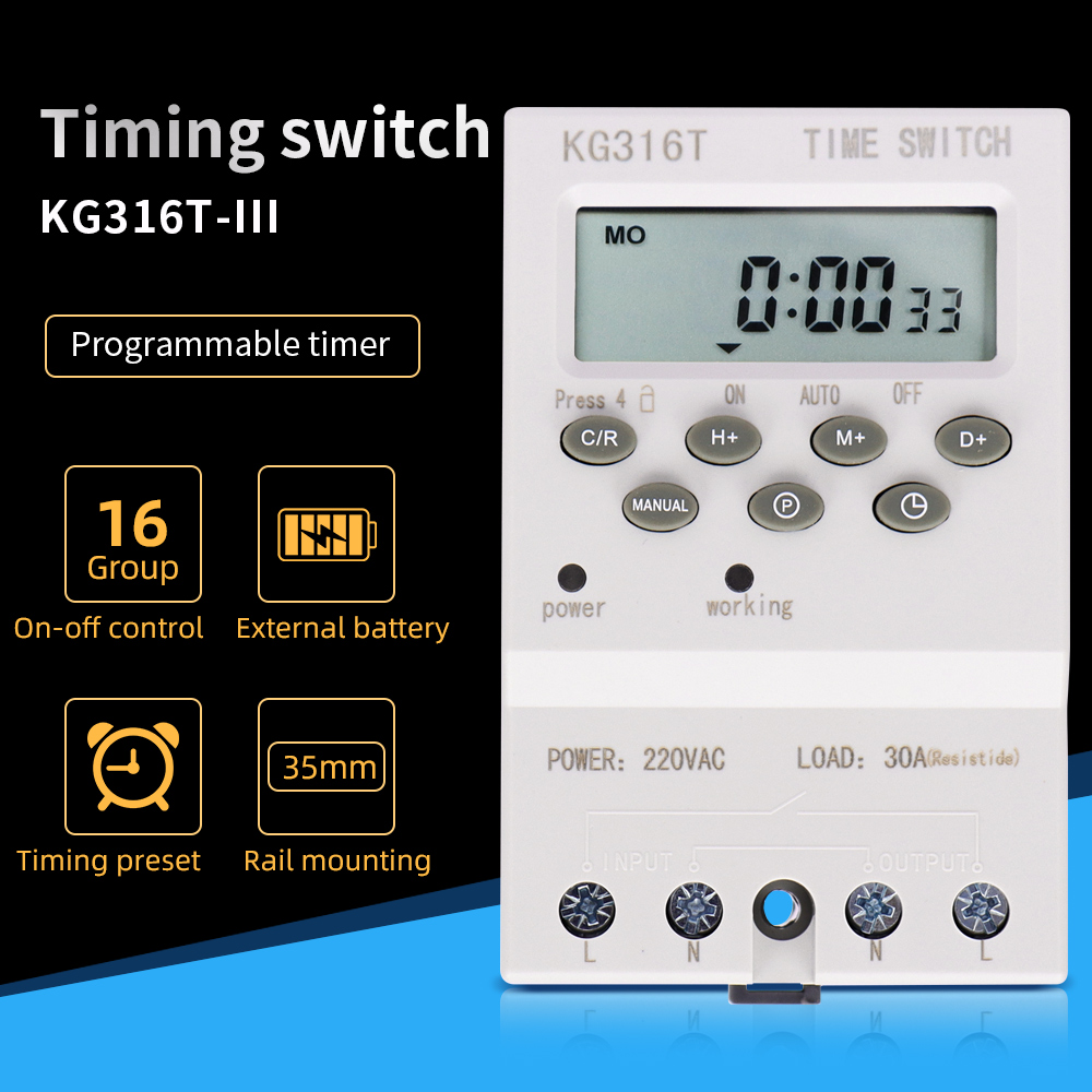 Digitaler Zeit schalter 7 Tage – Outdoor Lighting Timer Switch Bewertung und Preis