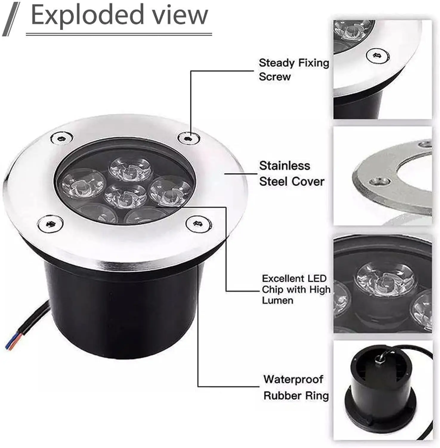 Outdoor LED-Gartenbeleuchtung, – Outdoor Lighting Recessed Bewertung und Preis