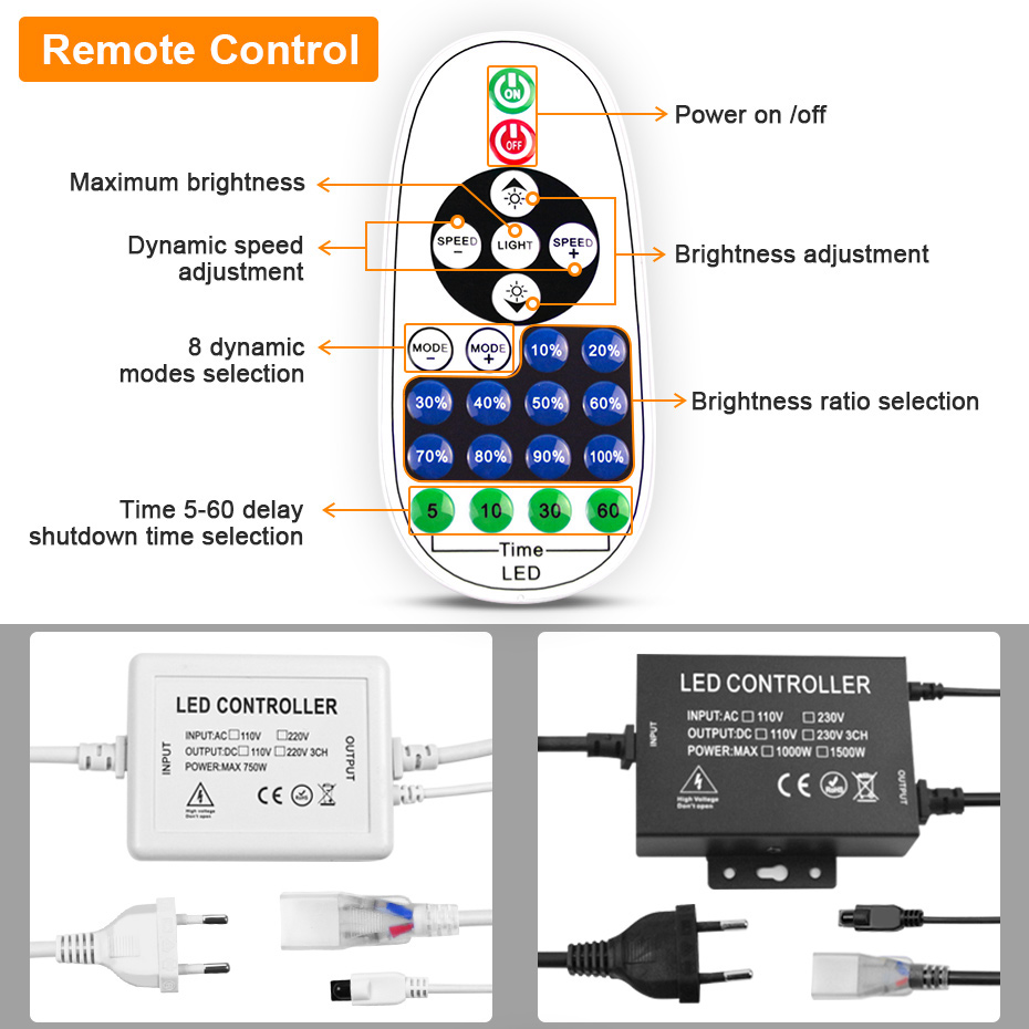 LED-Neonstreifen, 220 V, 2835, – Outdoor Lighting Timer Switch Bewertung und Preis