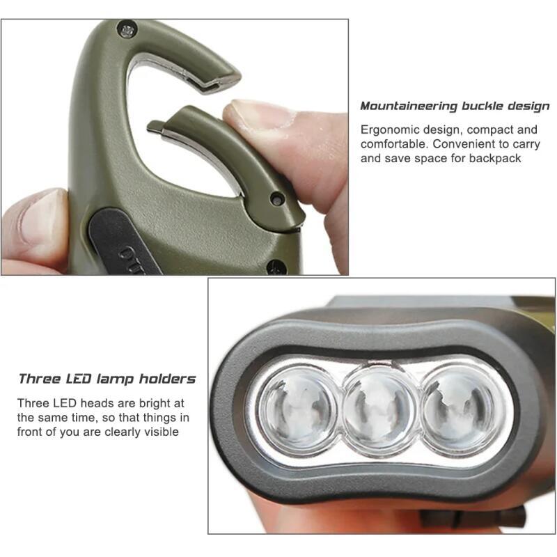 Handkurbel-Solar-Taschenlampe  – Fire Torch Solar Bewertung und Preis