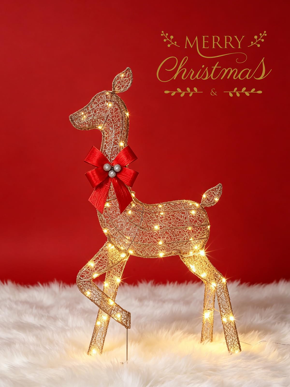 3-teiliges beleuchtetes Weihna – Outdoor Lighting For Christmas Bewertung und Preis
