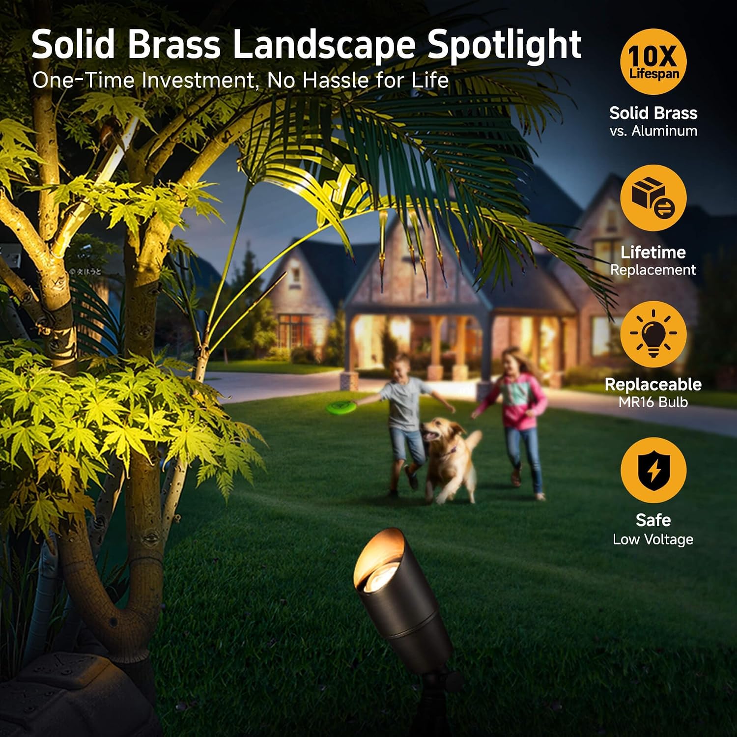Messing-Landschaftsbeleuchtung – Outdoor Lighting Low Voltage Bewertung und Preis
